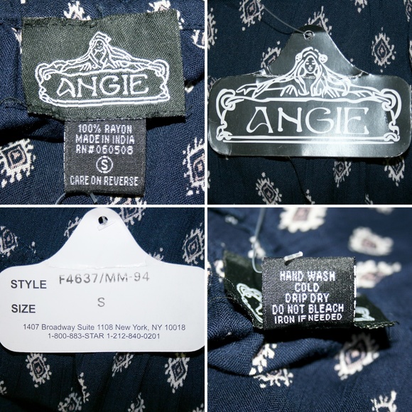 Boho Lace-Up Sides Double Strap Swing Dress NWT - Picture 7 of 8